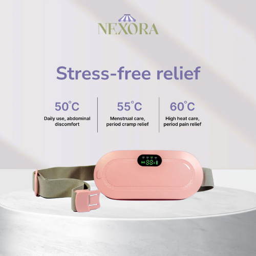Period Cramp Relief Massager & Heating Pad