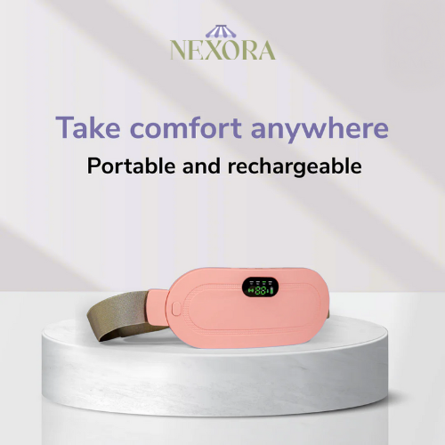 Period Cramp Relief Massager & Heating Pad